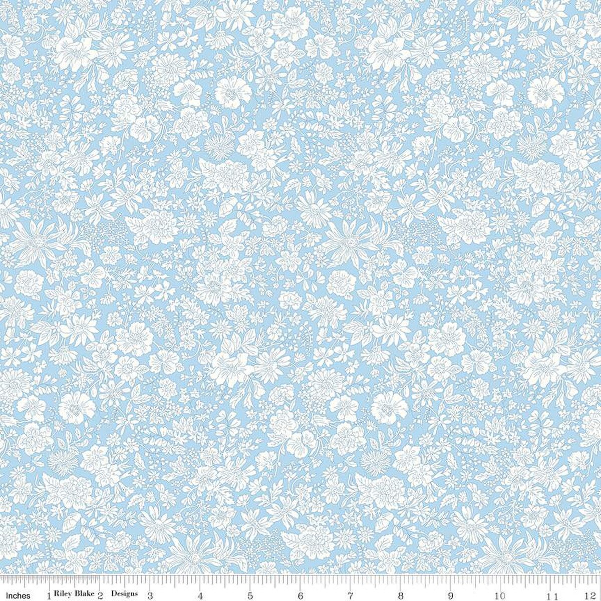 Emily Belle - Quilting Cotton - Blue Sky