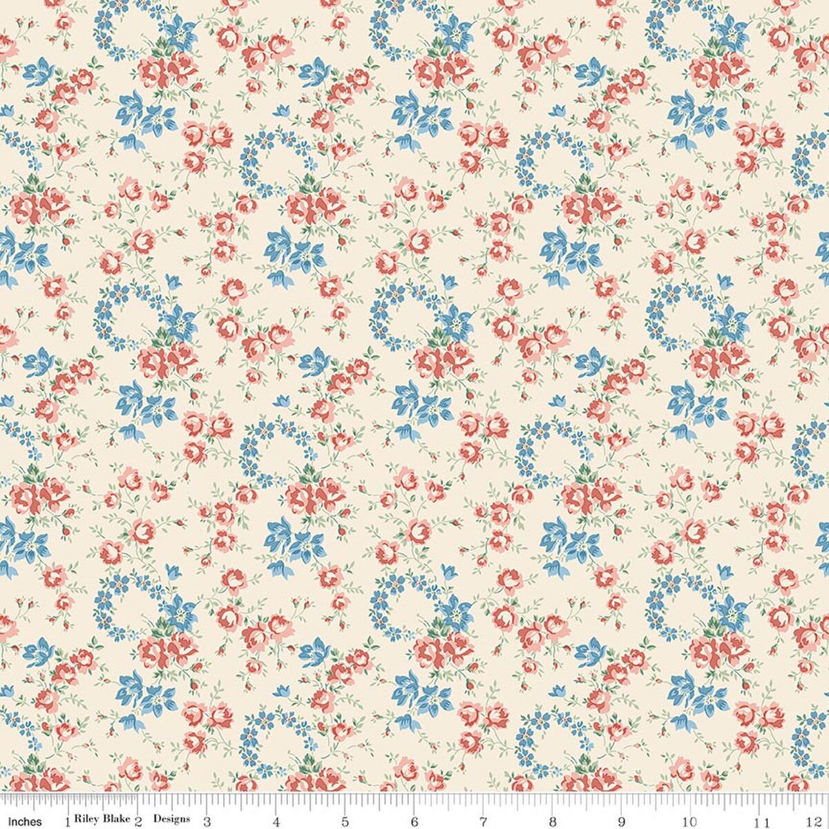 Palace Gardens - Quilting Cotton - Petal Crown - C