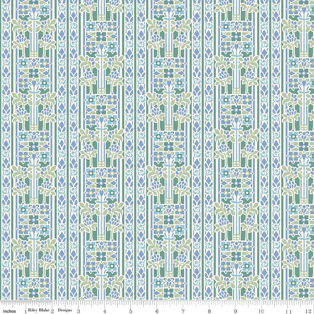 Palace Gardens - Quilting Cotton - Stately Gardens - D