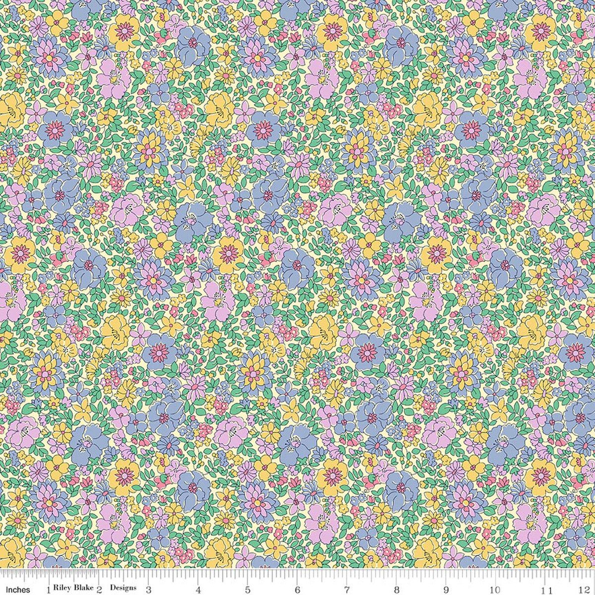 Everlasting - Liberty - Quilting Cotton Fabric - Arley Rose - A