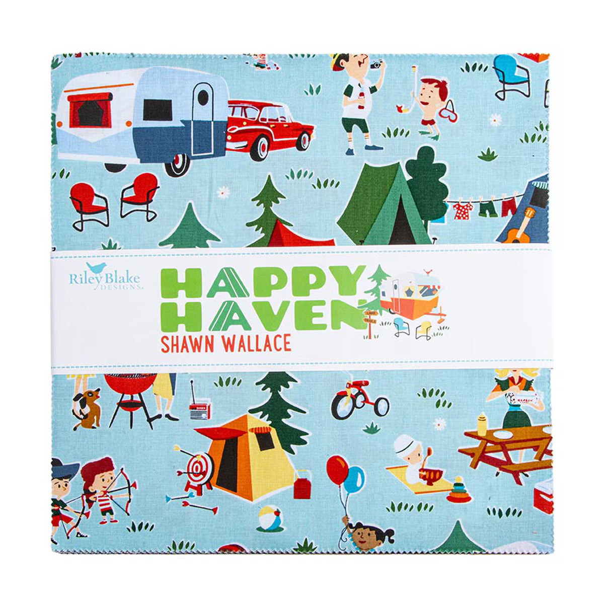 Happy Haven - Precut Quilting Cotton Fabric - 10" Stacker