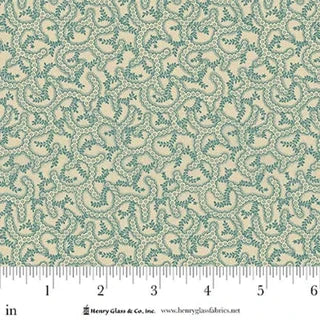 Love Struck - Quilting Cotton Fabric - Pebbled Path - Blue