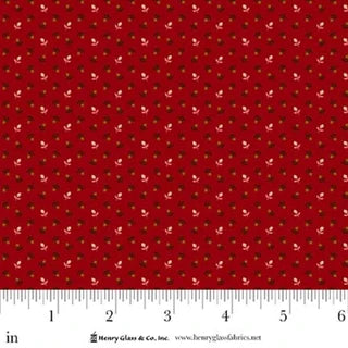 Love Struck - Quilting Cotton Fabric - Tulip Toss - Red
