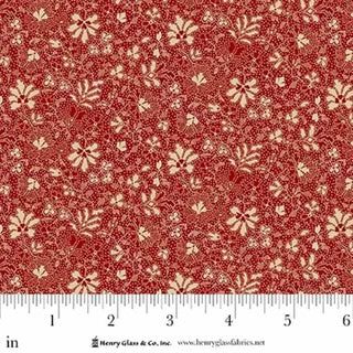 Love Struck - Quilting Cotton Fabric - Clover Patch - Red