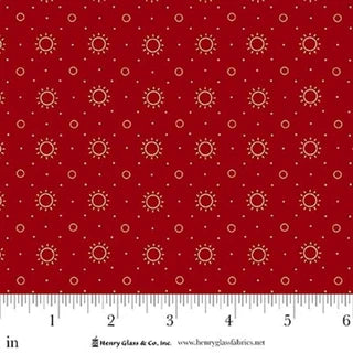 Love Struck - Quilting Cotton Fabric - Marmalade - Red