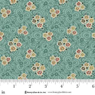 Love Struck - Quilting Cotton Fabric - Flower Cart - Blue