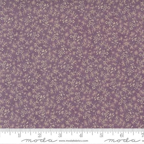 Wild Orchid - Quilting Cotton Fabric - Floral Moth - Purple