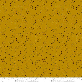 Harvest Thyme - Quilting Cotton Fabric - Mustard
