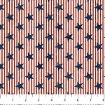 Stars and Stripes 13 - Quilting Cotton Fabric - Navy Stars and Stripes