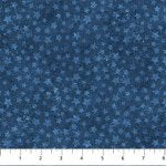 Stars and Stripes 13 - Quilting Cotton Fabric - Dark Blue Star Blender