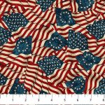 America 250 Stonehenge - Quilting Cotton Fabric - Multi Flags