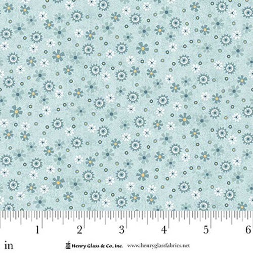 Norwegian Forest - Quilting Cotton - Calico - Pale Blue