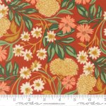 Brookside - Quilting Cotton Fabric - Forage Florals - Terra Cotta