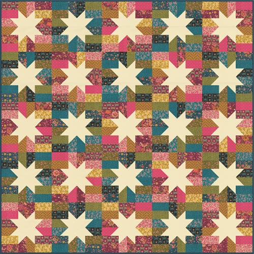 Quilt Pattern - Little Lights - Fat Quarter Quilt