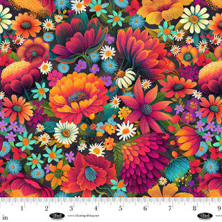Luminous Haven Minky - Minky Fabric - Dense Floral