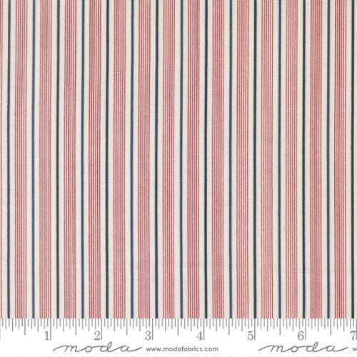 American Gatherings III - Quilting Cotton Fabric - Pathway Stripes - Cloud Multi