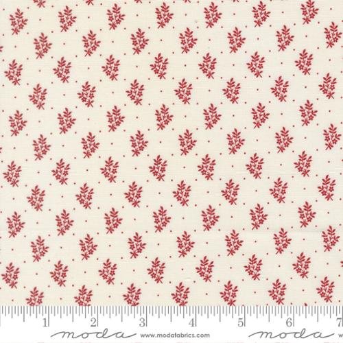 American Gatherings III - Quilting Cotton Fabric - Flower Spring - Cloud Crimson