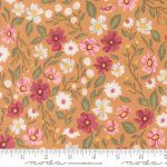 Wild Honey - Quilting Cotton Fabric - Wildflower Dance - Honey