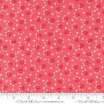 Summertime - Quilting Cotton Fabric - Fairground Small Floral - Dark Pink