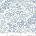 Nantucket Summer - Quilting Cotton Fabric - Fern - Cream Blue