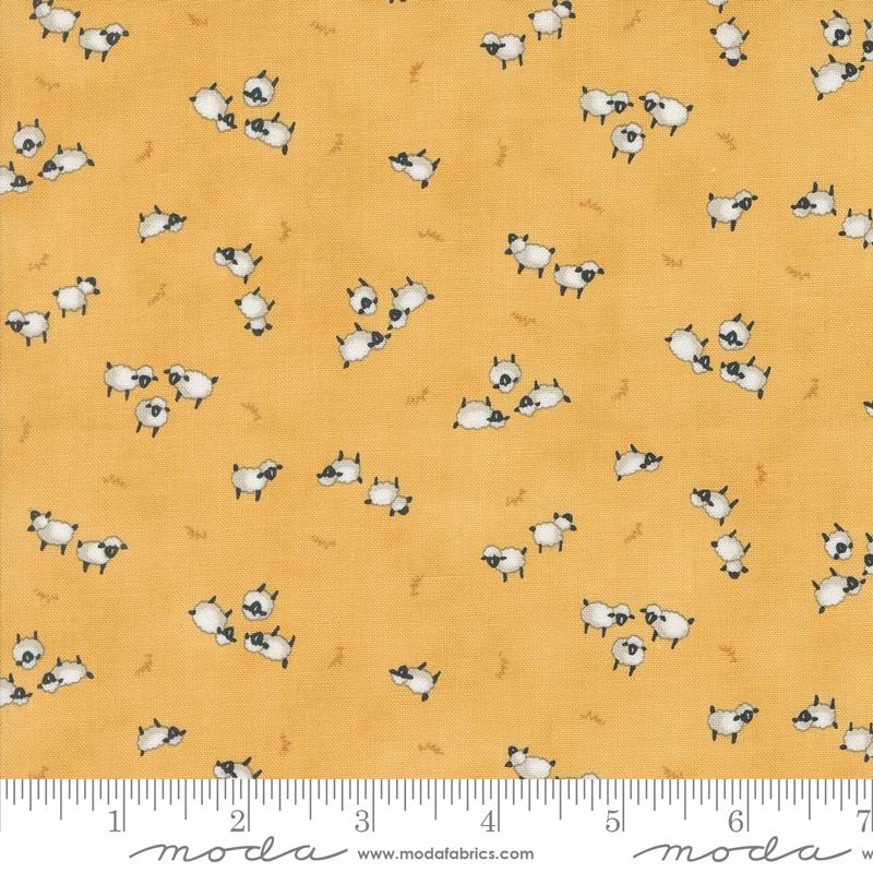 Willows Farm - Quilting Cotton Fabric - Goldenrod - Yellow