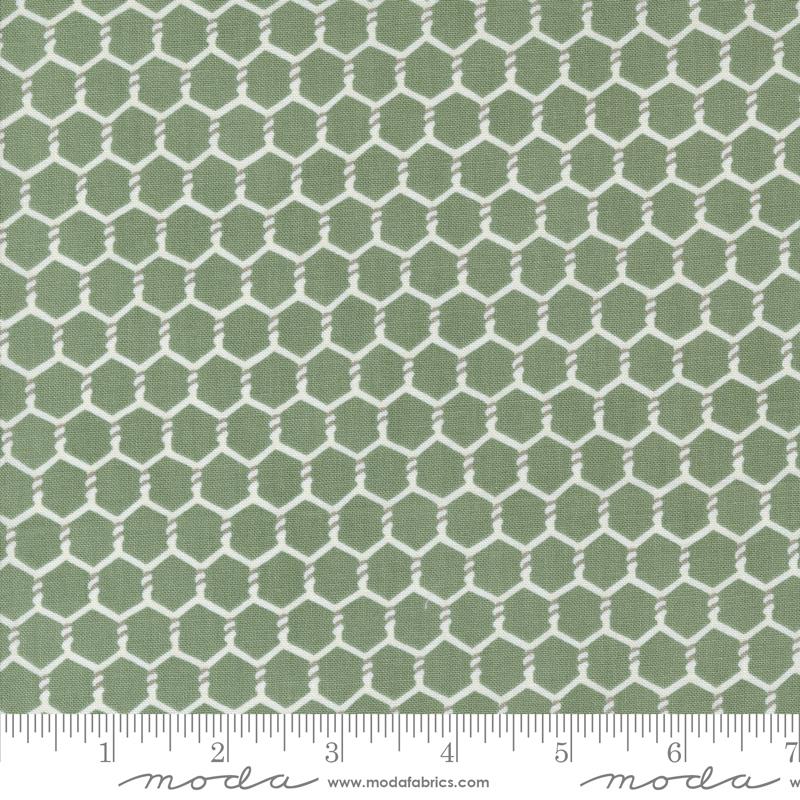 Willows Farm - Quilting Cotton Fabric - Sage - Green