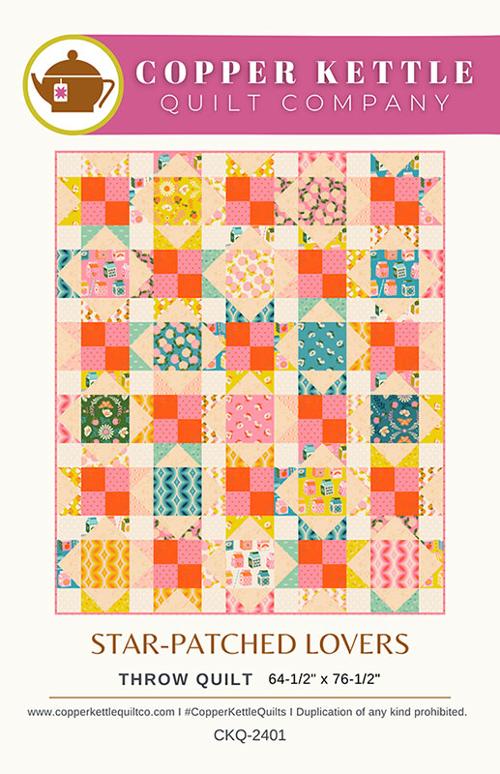 Quilt Pattern - Star-Patched Lovers - Layer Cake Pattern