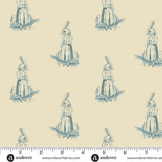 Farmers Daughter – Quilting Cotton Fabric – Butternut