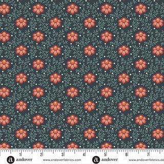 Farmers Daughter – Quilting Cotton Fabric– Milkweed – Ice