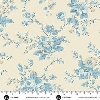 Special Delivery - Quilting Cotton Fabric - Heirloom Rose - Breeze