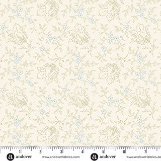 Special Delivery - Quilting Cotton Fabric - Garden Tulip - Lace
