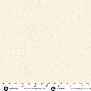 Sewing Bird – Quilting Cotton – Feather Stitch – Parchment