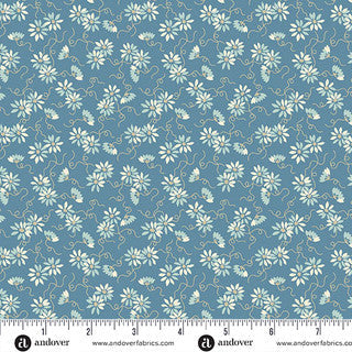 Sewing Bird – Quilting Cotton – Daisy Chain – Dusk