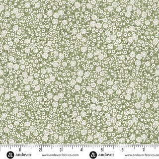 Petite Fleur - Quilting Cotton - Blossom - Green