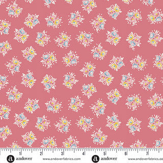 Petite Fleur - Quilting Cotton - Posy - Pink