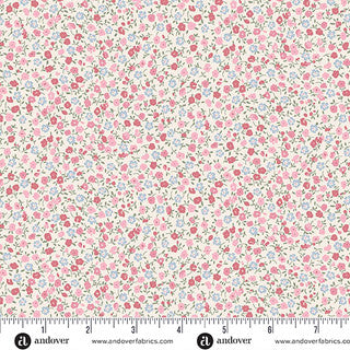Petite Fleur - Quilting Cotton - Ditzy - Pink