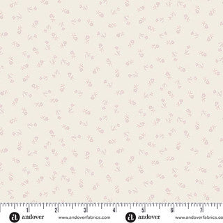 Petite Fleur - Quilting Cotton - Sprig - Cream
