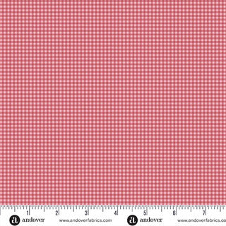 Petite Fleur - Quilting Cotton - Gingham - Pink