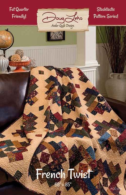 Quilt Pattern - French Twist - Fat Quarter Quilt Pattern