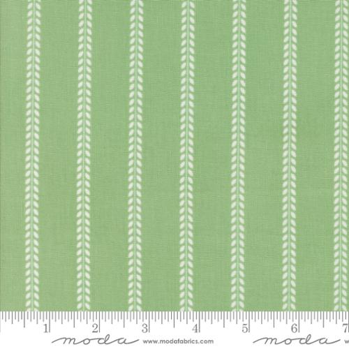 Summertime - Quilting Cotton Fabric - Beach Towel Stripes - Green