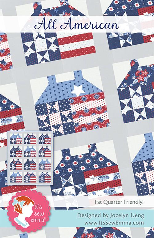 Quilt Pattern - All American - Fat Quarter Quilt