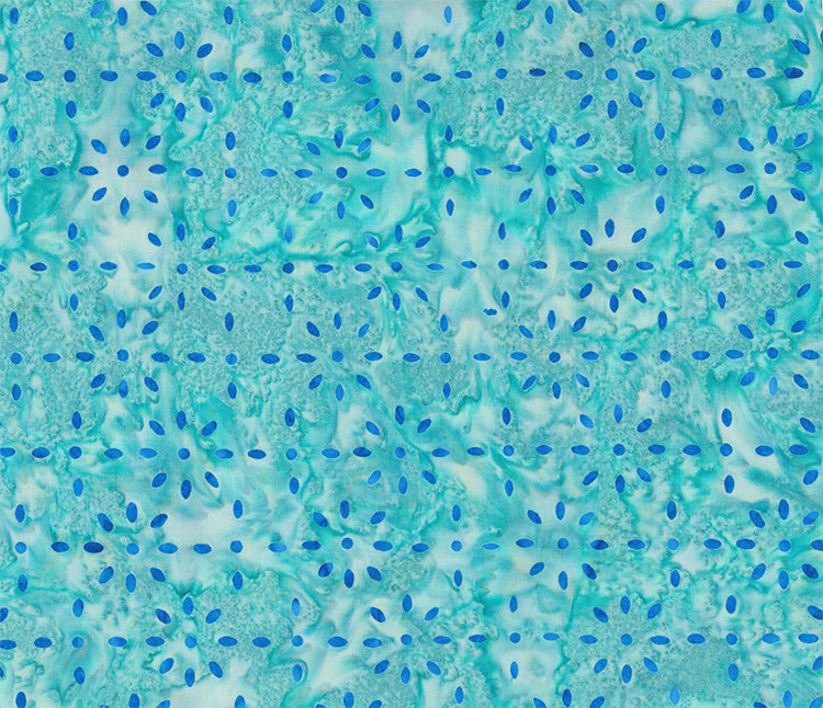 Celebrating 250 Years – Quilting Cotton Fabric – Small Burst – Blue Green