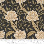 Morris Manor - Quilting Cotton Fabric - Hammersmith Floral - Ebony