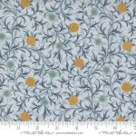 Morris Manor - Quilting Cotton Fabric - Scroll - Sky
