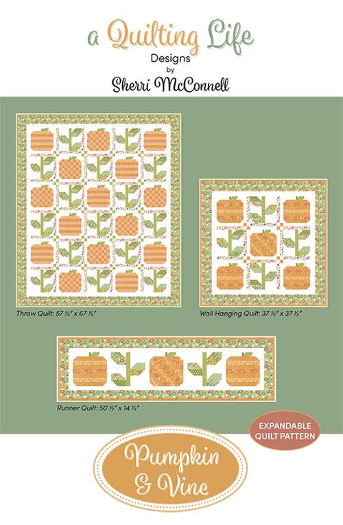 Quilt Pattern - Pumpkin & Vine - Fat Eighth Pattern