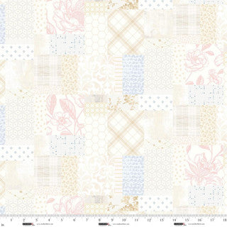Pieces of America - Quilting Cotton - Patchwork - Cream