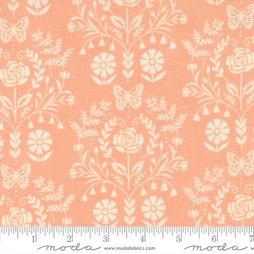 Kindness - Quilting Cotton - Damask - Peach