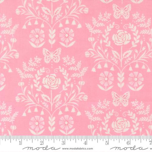 Kindness - Quilting Cotton - Damask - Rose Pink