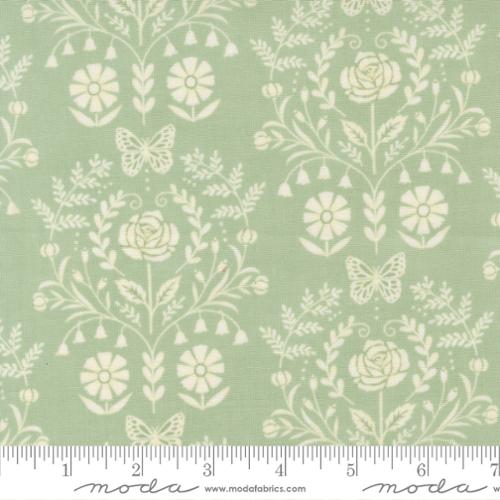 Kindness - Quilting Cotton - Damask - Sage