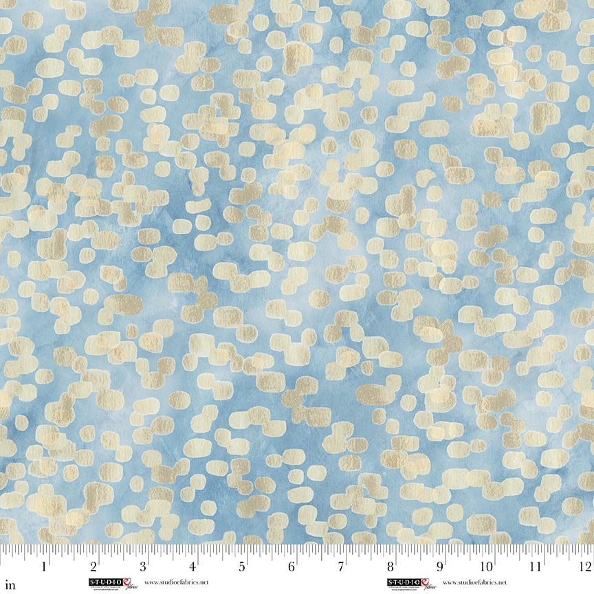 Behind Blue Eyes – Quilting Cotton Fabric – Slate – Grey